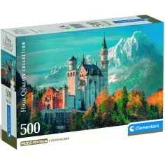 Schloss Neuschwanstein, Deutschland HQC 500 Teile Puzzle - Clementoni