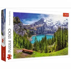 Oeschinen-See Alpen, Schweiz 1500 Teile Premium-Puzzle - Trefl