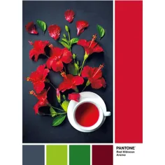 Pantone Hibiskus Tee Puzzle 1000 Teile - Clementoni Bild 2