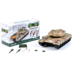 Tank-Spielset mit Zubehör in Wüstentarnfarbe