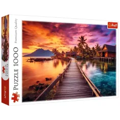 Paradiesinsel 1000 Teile Puzzle – Trefl Bild 1