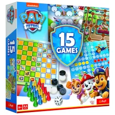 Paw Patrol 15 in 1 Gesellschaftsspiel Sammlung - Trefl