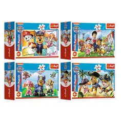 Paw Patrol 54-teiliges Mini-Puzzle 4 Arten - Trefl