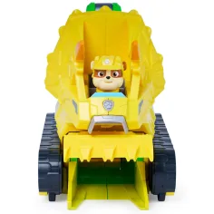 Paw Patrol Der Dino-Film: Chomp & Rescue beißendes Fahrzeug mit Rubble-Figur - Spin Master Bild 2