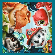 Paw Patrol Dinosaurierinsel - 3 in 1 20, 36, 50 Teile Puzzle - Trefl Bild 4