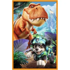 Paw Patrol Dinosaurierinsel - 3 x 80 Teile Puzzle - Trefl Bild 2
