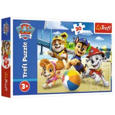Paw Patrol Hunde am Strand 30-teiliges Puzzle - Trefl Bild 1