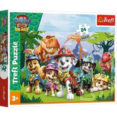 Paw Patrol Urzeit Freundschaft 24-teiliges Maxi Puzzle - Trefl