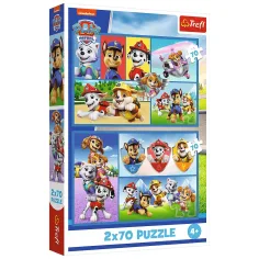 Paw Patrol Regeln 2x70 Teile Puzzle - Trefl Bild 1