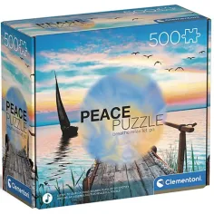 Peace Puzzle: Friedlicher Wind 500 Teile Puzzle - Clementoni Bild 1