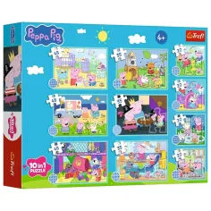 Peppa Wutz 10in1 Puzzle Set - Trefl