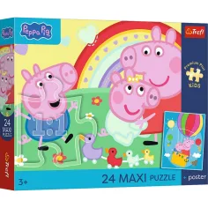 Peppa Wutz 24-teiliges Maxi-Puzzle - Trefl