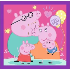 Peppa Wutz 3 in 1 20-36-50 Teile Puzzle - Trefl Bild 2