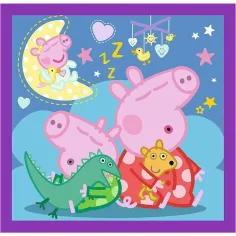 Peppa Wutz 3 in 1 20-36-50 Teile Puzzle - Trefl Bild 4