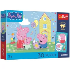 Peppa Wutz 30-teiliges Premium-Puzzle - Trefl