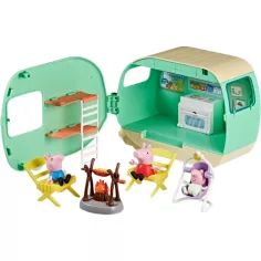 Peppa Wutz Drei kleine Ferkel Wohnwagen-Spielset mit Figuren - Hasbro Bild 2