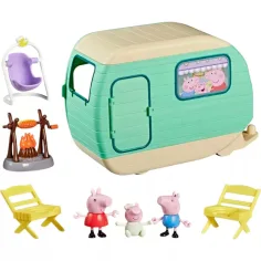 Peppa Wutz Drei kleine Ferkel Wohnwagen-Spielset mit Figuren - Hasbro Bild 3