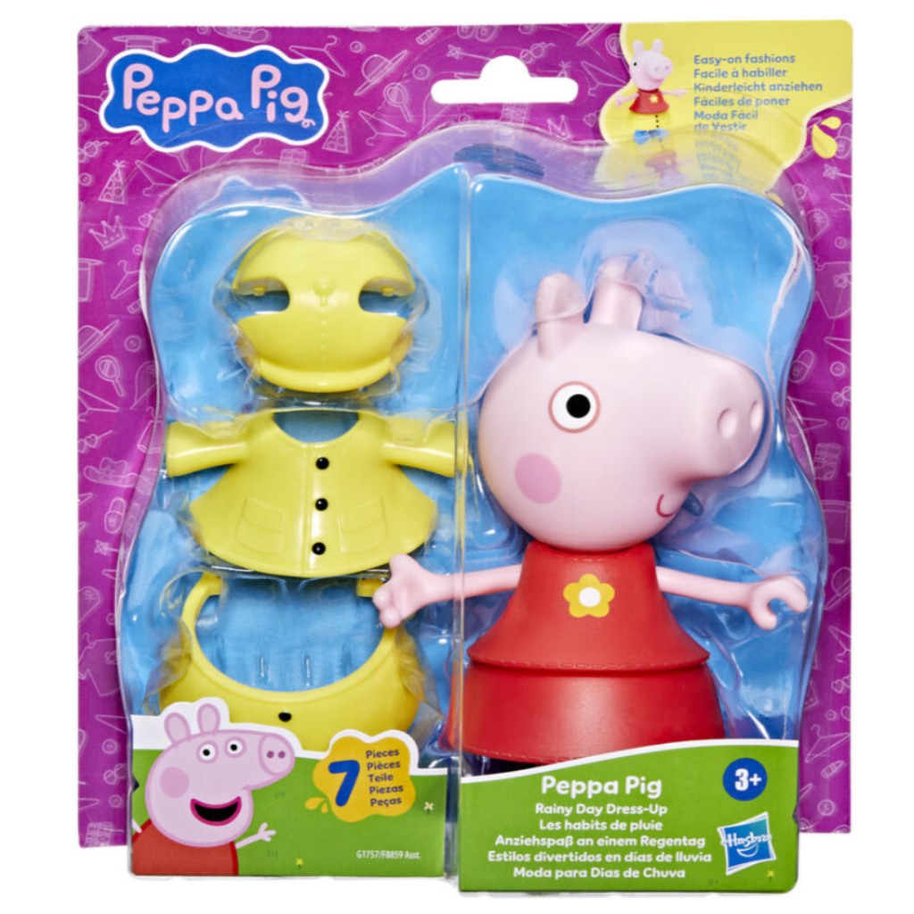 Peppa Wutz: Regnerischer Tag Spielzeugfigurenset - Hasbro