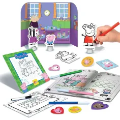 Peppa Wutz Zeichenschule im Rucksack - Lisciani Bild 2
