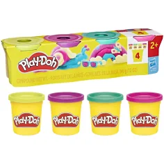 Play-Doh: 4er-Set Knetmasse im Becher 340 g - Hasbro Bild 2