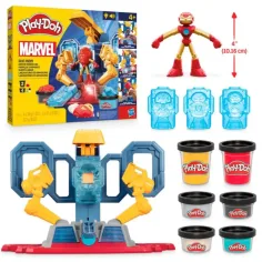 Play-Doh Marvel: Avengers Iron Man Rüstungswerkstatt mit Licht und Sound - Hasbro Bild 2
