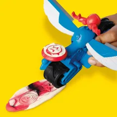 Play-Doh: Marvel Captain America Moto Slicer Spielset - Hasbro Bild 4