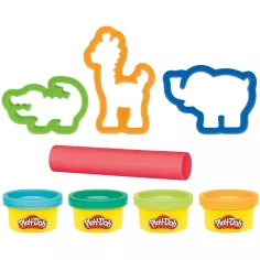 Play-Doh: Mini-Safari-Knetset mit 4 Töpfchen Knete - Hasbro Bild 2