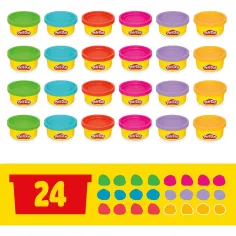 Play-Doh: Partyset mit 24 Kneten und Zubehör - Hasbro Bild 4