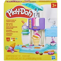 Play-Doh: Regenbogen-Dreh-Eiscreme-Maker Kneteset - Hasbro