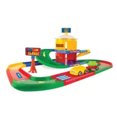Play Tracks: 2-stöckige Garage mit Anhänger und kleinem Auto - Wader Bild 2