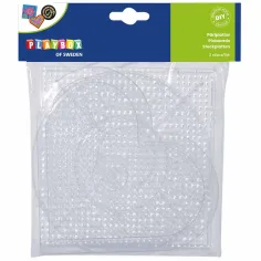 PlayBox: 5mm MIDI bügelperlen Grundplatten 3er-Pack
