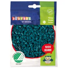 PlayBox: 5mm MIDI bügelperlen 1000er Pack in dunkeltürkis