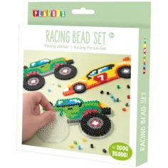 PlayBox: 5mm MIDI Rennwagen Bügelperlen Set