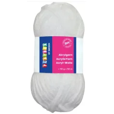 PlayBox: Acrylgarn 50g 50m in Weiß