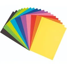 PlayBox: Buntes Kartonpapier Set 20 Stück A/4 180gr