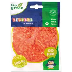 PlayBox: Go Green 5mm MIDI bügelperlen 1000 Stück in orange