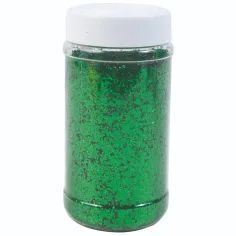 PlayBox: Grünes Glitzerpulver im Behälter 250 Gramm