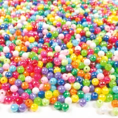 PlayBox: Kunststoff-Kristallperlen-Set 2000 Stück 6mm