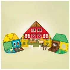 PlayBox: Magnetisches Bauspielzeug - Bauernhof Bild 2