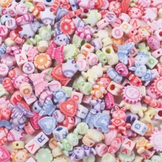 PlayBox: Pastellfarbener gemischter Perlen-Set 550 Stück