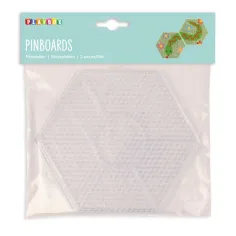 PlayBox: Sechseckige Grundplatte Set für 5mm MIDI Bügelperlen 2er Set