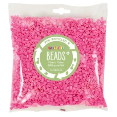 PlayBox: Wiederverwendete 5mm MIDI bügelbare Perlen 6000 Stück Packung in Pink