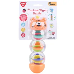 Playgo: Fröhliche kleine Tiger-Babyrassel