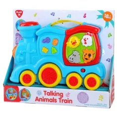 Playgo: Fröhlicher Tier-Babyzug mit Geräuschen und Musik Bild 1