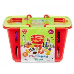 Playgo: Lebensmittelset im Einkaufswagen Bild 1