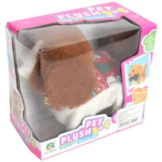 Plüsch-Hund mit Geräuschen in verschiedenen Farben spazieren. Bild 3