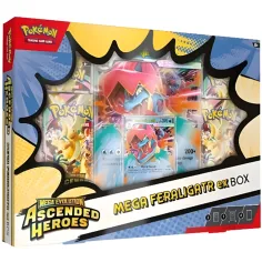 Pokémon TCG: Mega-Entwicklung - Aufgestiegene Helden - Mega Feraligatr ex Box