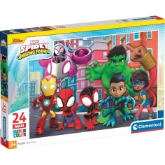 Poki und die Superhelden 24-teiliges Maxi Supercolor Puzzle - Clementoni