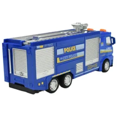 Police Set: Schwungrad-Polizeilastwagen mit Licht und Ton in verschiedenen Ausführungen 19cm 1 Stück Bild 10