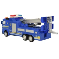 Police Set: Schwungrad-Polizeilastwagen mit Licht und Ton in verschiedenen Ausführungen 19cm 1 Stück Bild 14